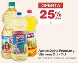 Makro Diana aceites premium y vitaminas oferta