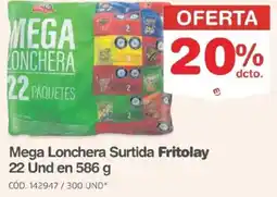 Makro Fritolay mega lonchera surtida oferta