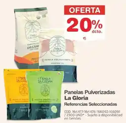 Makro La gloria panelas pulverizadas referencias seleccionadas oferta