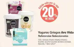 Makro Aro vida yogures griegos referencias seleccionadas oferta
