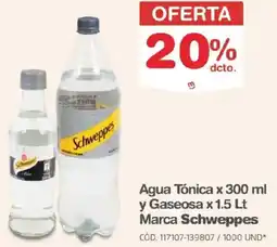Makro Schweppes agua tónica oferta