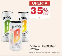 Makro Bretaña hard seltzer oferta