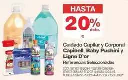 Makro Capibell, baby puchini y ligne d'or cuidado capilar y corporal oferta