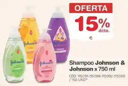 Makro Johnson & Johnson shampoo oferta