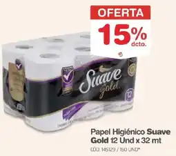 Makro Suave gold papel higiénico oferta