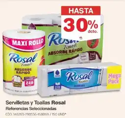 Makro Rosal servilletas y toallas referencias seleccionadas oferta