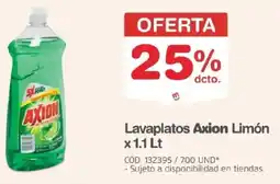 Makro Axion limón lavaplatos oferta