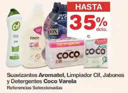 Makro Aromatel, limpiador cif, suavizantes jabones y coco varela detergentes oferta