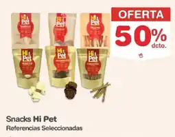 Makro Hi pet snacks referencias seleccionadas oferta