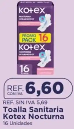 FarmaTodo Kotex toalla sanitaria nocturna oferta