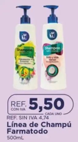 FarmaTodo Farmatodo línea de champú oferta