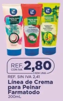 FarmaTodo Farmatodo línea de crema para peinar oferta