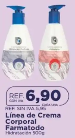 FarmaTodo Farmatodo línea de crema corporal oferta