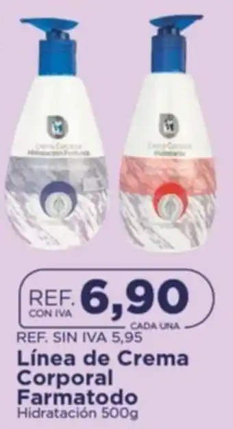 Farmatodo línea de crema corporal