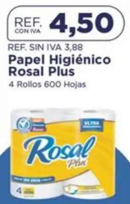 FarmaTodo Rosal plus papel higiénico oferta
