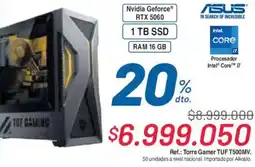 Alkosto Asusntorre gamer tuf oferta