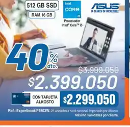 Alkosto Asus laptop oferta
