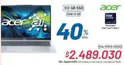 Alkosto Acer laptop oferta