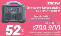 Alkosto Forza generador eléctrico portable oferta