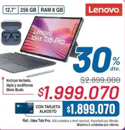 Alkosto Lenovo idea tab pro oferta
