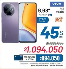 Alkosto Vivo Y39 6.68" oferta