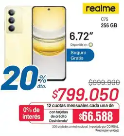 Alkosto Realme C75 6.72" oferta