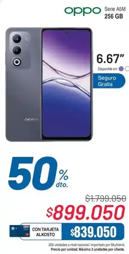 Alkosto Oppo serie A5M 6.67" oferta