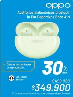 Alkosto Oppo audífonos inalámbricos bluetooth oferta