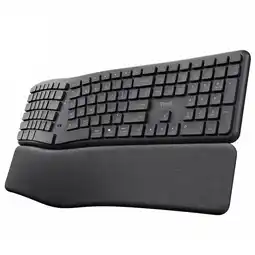Falabella Teclado Inalambrico Ergonómico Keyra Bluetooth Negro oferta