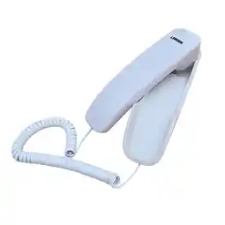 Falabella Teléfono Fijo Citófono Mute Redial LEBOSS-B633 Color Blanco oferta