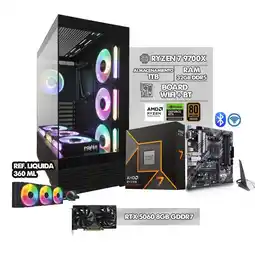 Falabella PC GAMER RYZEN 7 9700X/ RTX 5060 8GB/ LIQUIDA 360MM/ BOARD AM5 WIFI-BT/ RAM 32GB DDR5/ 1TB oferta