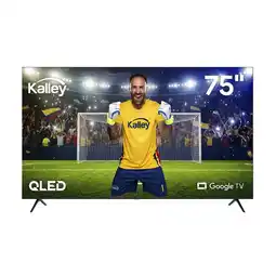 Alkomprar TV KALLEY 75 Pulgadas 190 cm 75GQ415 4K UHD QLED Smart TV Google oferta