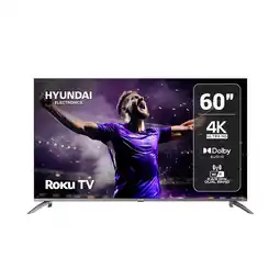 Alkomprar TV HYUNDAI 60 Pulgadas 152,4cm HYLED6006R4KM 4K-UHD LED Smart TV Roku oferta