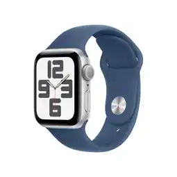 Alkomprar AppleWatchSE GPS de 40mm Caja de Aluminio enPlata, Correa Deportiva Azul Denim TallaS|M oferta
