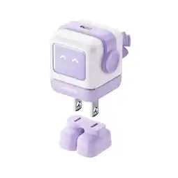 Falabella Cargador Carga Rápida Diseño Especial Robot 30W Estilo CelularTablets Purpura oferta