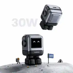 Falabella Cargador Carga Rápida Diseño Especial Robot 30W Estilo CelularTablets NegroPRO oferta