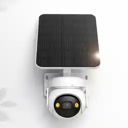 Falabella Kit Cámara de Seguridad Inalámbrica 3MP Wifi Audio Full Vista + Panel Solar Carga continua oferta