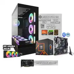 Falabella COMPUTADOR GAMER RYZEN 9 7900X + RTX 5060 8GB/ LIQUIDA 360ML/ RAM 32GB/ 2TB/ BOARD AM5 WI-FI oferta
