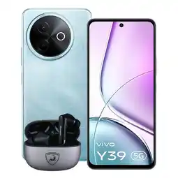 Falabella Celular Y39 8GB Ram 256GB 5G Azul + Audifonos Lamborghini oferta