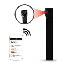 Falabella Cámara IP espía WiFi tipo cinta LookCam HD 1080p recargable negra oferta