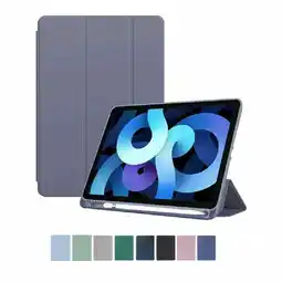 Falabella Estuche Protector Tipo Smart Cover Magnético Para Ipad Air 4 Y Ipad Air 5 10.9 - Color Azul Lavanda oferta
