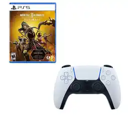Falabella Control 5 Blanco Con Juego Mortal Kombat 11 Ultimate PS5 oferta