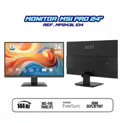 Falabella MONITOR PRO MP243L E14 238 144HZ - 1MS IPS - FHD AMD FREESYNC oferta
