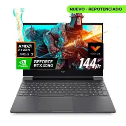 Falabella PORTATIL GAMER VICTUS AMD RYZEN 7 32/1 TB RTX 4050 15,6 FHD WIN 11 HOME oferta