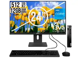Falabella COMPUTADOR TINY INTEL CORE I5-13420H SSD 512GB RAM 12GB 24 FHD E24-40 oferta