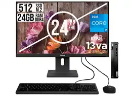 Falabella COMPUTADOR TINY INTEL CORE I5-13420H SSD 512GB RAM 24GB 24 FHD E24-40 oferta