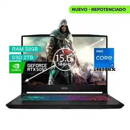 Falabella Portátil Gamer Katana Intel Core I7 14650hx 32/2 TB SSD Rtx 5050 8gb Negro 15,6 Fhd oferta