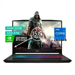 Falabella Portátil Gamer Katana Intel Core I7 14650hx 32/2 TB SSD Rtx 5050 8gb Negro 15,6 Fhd oferta