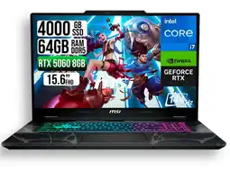 Falabella PORTATIL CYBORG 15 INTEL CORE 7 240H RTX 5060 8GB SSD 4TB RAM 64GB 15.6 FHD 144HZ oferta