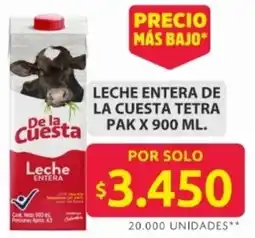 Ara De la cuesta leche entera tetra oferta
